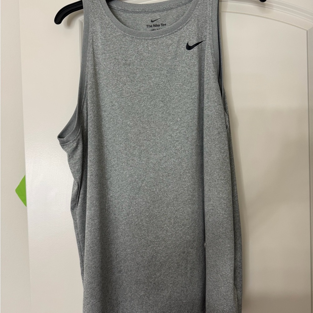 Nike Dri-FIT Heather Gray Tee